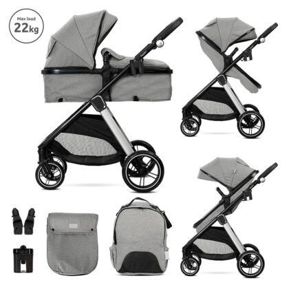Детска количка Aspen Grey 2в1 до 22 кг
