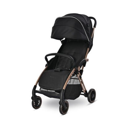 Детска количка Quick до 22 кг автоматично сгъване Black