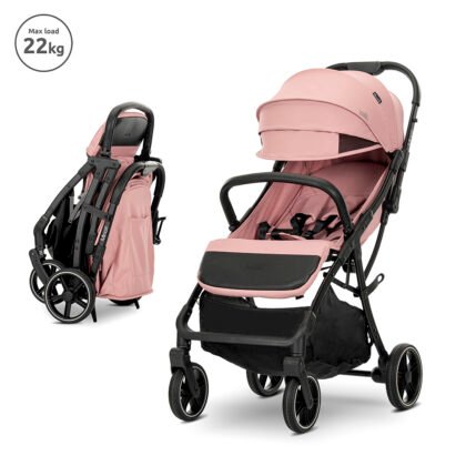 Детска количка Minori Pink до 22 кг автоматично сгъване