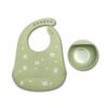 Силиконов сет за хранене 2 части Natural Fresh Green