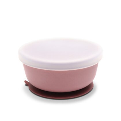 Силиконова вакуум купа с капак Natural Deep Pink