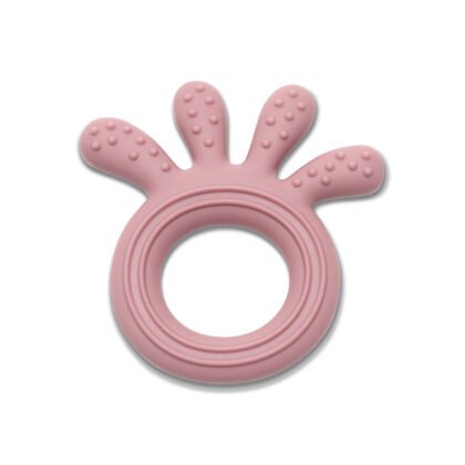 Силиконова гризалка октопод Natural Deep Pink