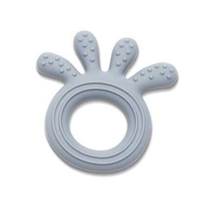 Силиконова гризалка октопод Natural Grey
