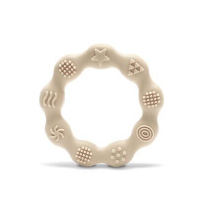 Силиконова гризалка Ring Natural Beige