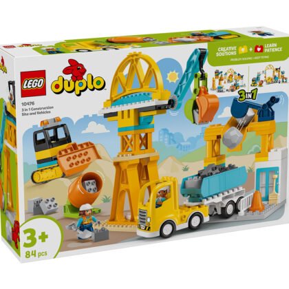 LEGO® DUPLO 10476 - Строителна площадка и машини „3 в 1“