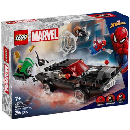  LEGO® Marvel 76309 - Спайдърмен срещу Венъм с мощна кола