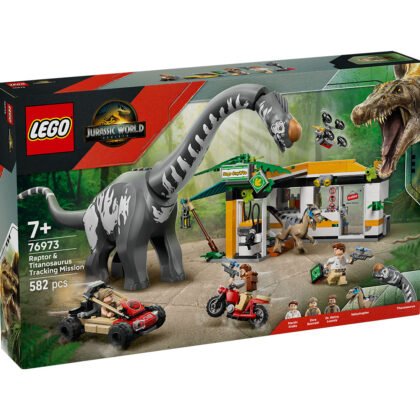 LEGO® Jurassic World™ 76973 - Мисия за проследяване на раптор и титанозавър