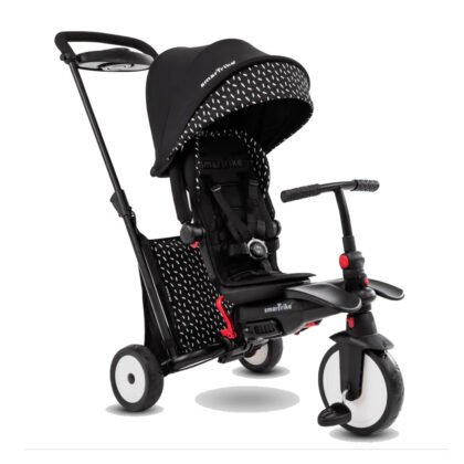 Smartrike - Сгъваема триколка 7-в-1 STR5, B&W