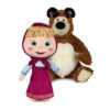 Маша и Мечока - Плюшена играчка 20 см, асортимент