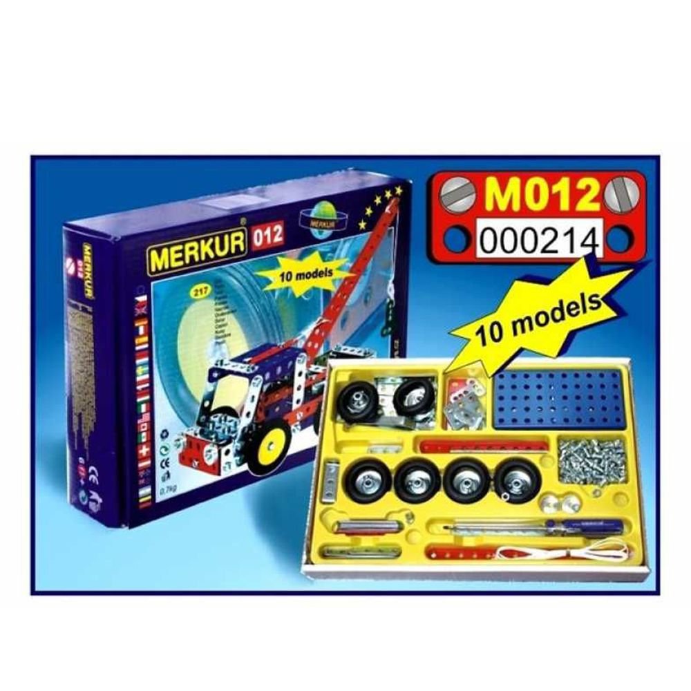 Метален конструктор, Сервизни коли, 10 в 1, 217 части - Image 2