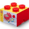 LEGO® Кутия за съхранение Тухличка 4, червена