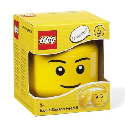 LEGO® Кутия за съхранение Глава (малка), момче