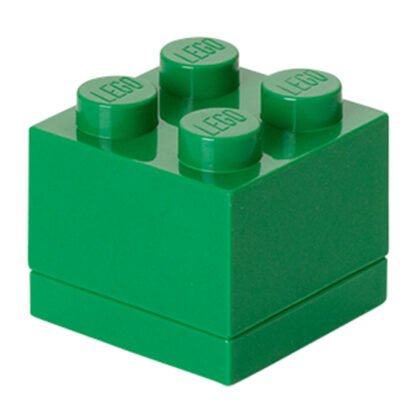 LEGO® Кутия за съхранение Тухличка 4 (малка), зелена