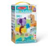 Melissa & Doug - Дървени кубчета за игра Сафари