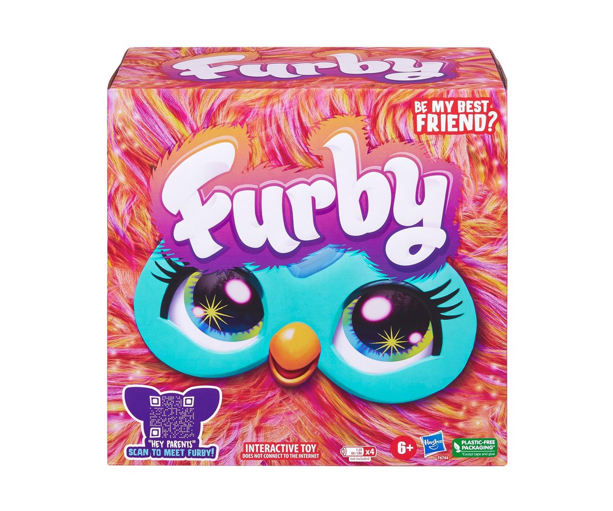 Furby Furblets - Плюшена интерактивна играчка, корал