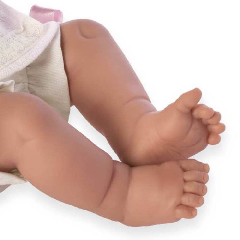 Кукла бебе, Мария с плетено тоалетче и шапка, 43 см, Asi dolls - Image 2