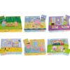 Peppa Pig - Дървени кубчета, 12 бр. блокчета