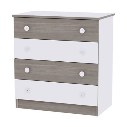 Lorelli Beds Скрин New - бяло/кафе