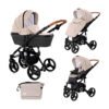 Lorelli Комбинирана количка Rimini+чанта string black