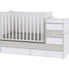 Lorelli Beds Легло Maxi Plus New 70/160 бяло/светъл дъб