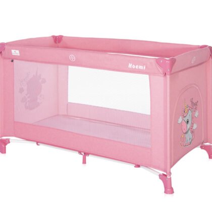 Lorelli Кошара за спане и игра Noemi 1 ниво rose Velvet Unicorn