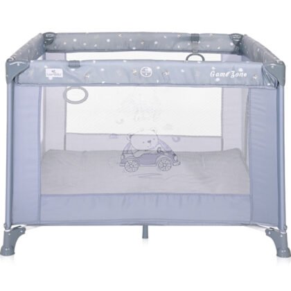 Lorelli Кошара за спане и игра Game Zone Silver Blue Car