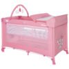 Lorelli Кошара за спане и игра Noemi 2 нива Plus rose velvet Unicorn