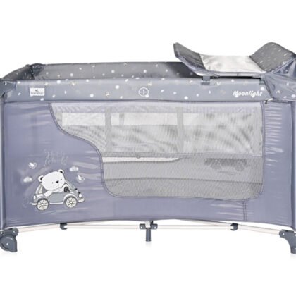 Lorelli Кошара за спане и игра Moonlight 2 нива Silver Blue Car
