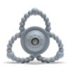 Lorelli Toys Силиконова гризалка-дрънкалка grey