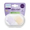Avent-Залъгалки Ultra Start+стер. кутия (0-2м) пастелни, момиче
