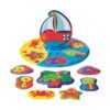 Playgro-Пъзел за баня платноходка 6m+floaty boat bath puzzle