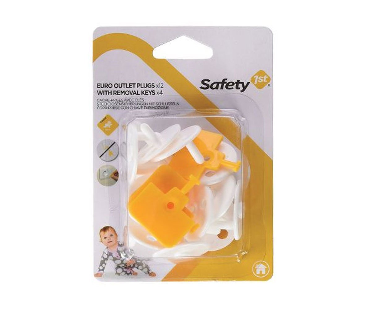 Safety 1St Предпазители за контакт с ключ за премахване 12бр./оп.