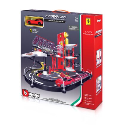 Bburago Ferrari - Състезателен гараж с 1 брой кола