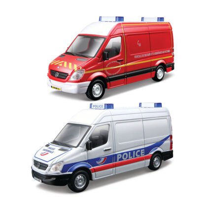 Bburago - модел на кола 1:50 - Автомобил за спешни случаи Police, асортимент