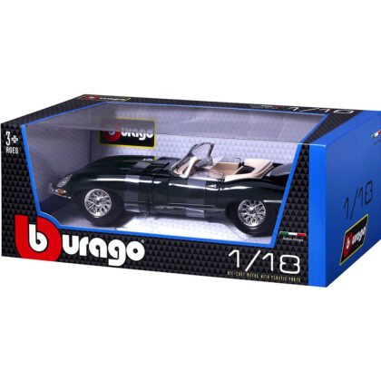 Bburago Gold - модел на кола 1:18 - Jaguar'E'Cabrio 1961