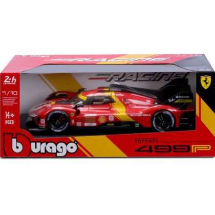 Bburago Ferrari - модел на кола 1:18 - 499P Red