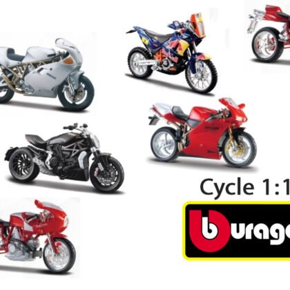 Bburago Cycle - модел на мотор 1:18, асортимент
