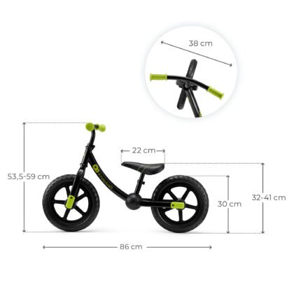 Kinderkraft колело за баланс 2WAY NEXT OFFROAD BLACK