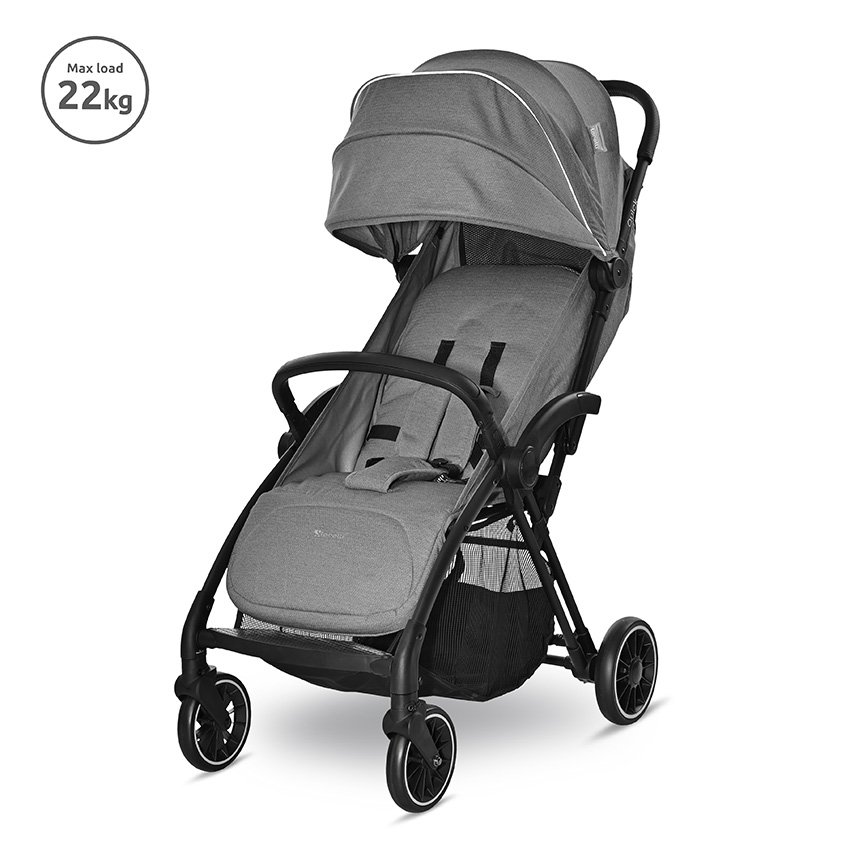 Д.КОЛИЧКА QUICK до 22 кг АВТОМАТИЧНО СГЪВАНЕ GREY