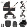 Д.КОЛИЧКА REYA 3in1 BLACK JASPER с реверсивна дръж