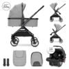 Д.КОЛИЧКА REYA 3in1 GREY с реверсивна дръжка