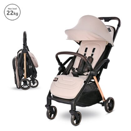 Д.КОЛИЧКА LORET до 22 кг АВТОМАТИЧНО СГЪВАНЕ BEIGE