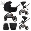 Д.КОЛИЧКА BIANCA BLACK 2 В 1 до 22кг + АДАПТОРИ