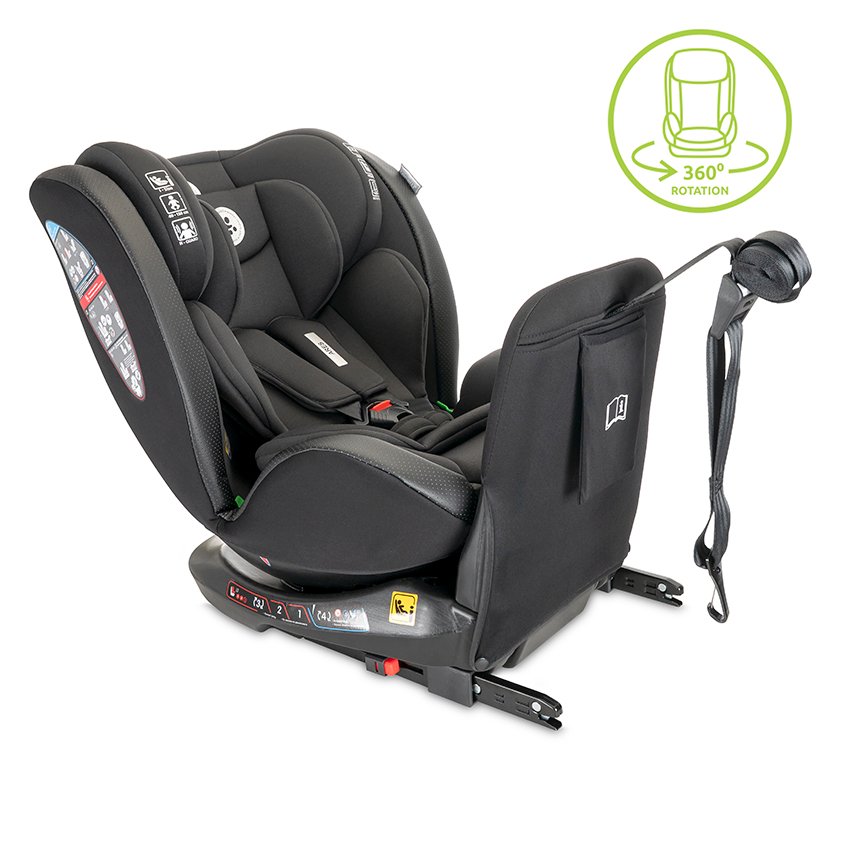 СТОЛ ЗА КОЛА ARES BLACK i-Size 40-150 CM ISOFIX 36