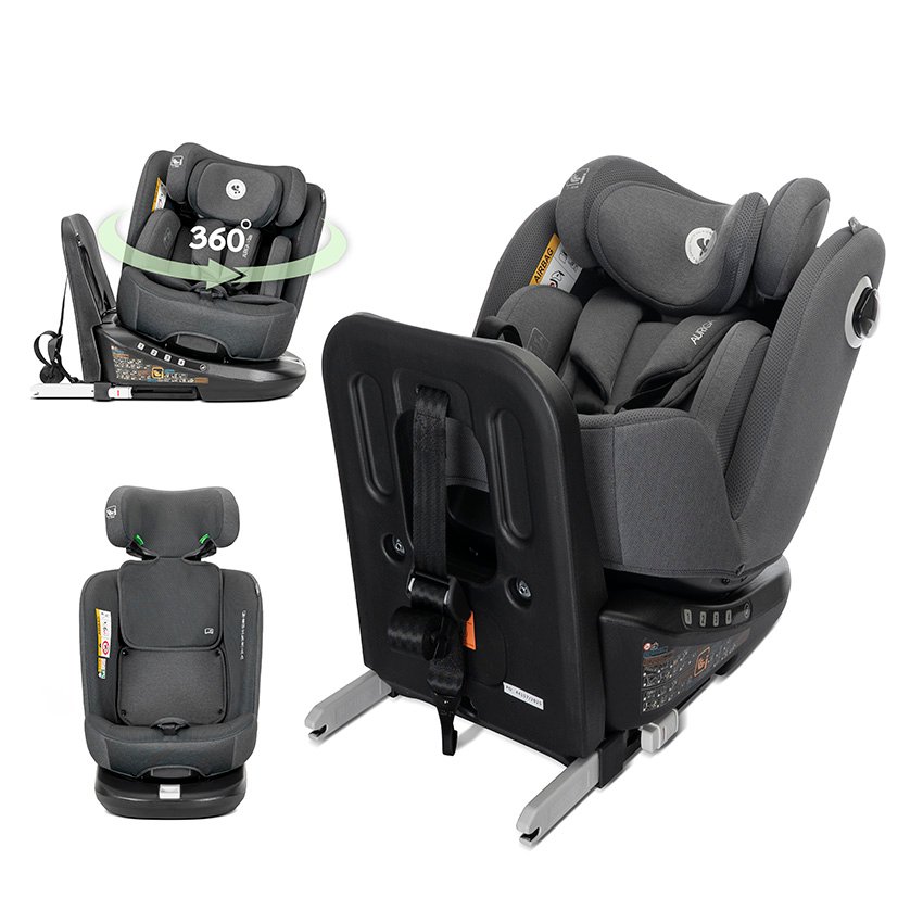 СТОЛ ЗА КОЛА AURIGA GREY i-Size 40-150 CM ISOFIX,