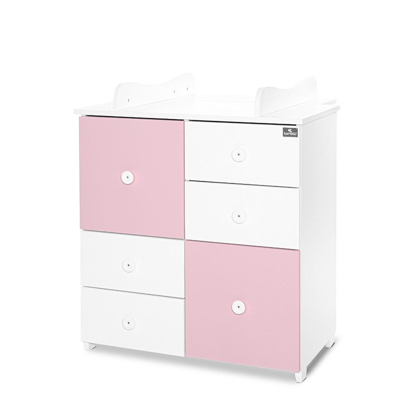 ШКАФ ЦВЯТ БЯЛО/ORCHID PINK-2BOX