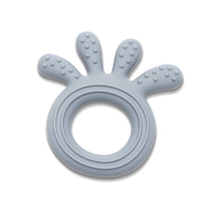 СИЛИКОНОВА ГРИЗАЛКА ОКТОПОД NATURAL GREY