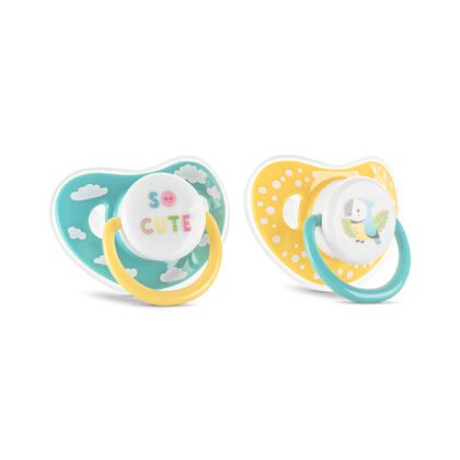 БИБЕРОН ЗАЛЪГАЛКА С КАПАЧЕ 2БР. 6М+ YELLOW/BLUE