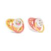 БИБЕРОН ЗАЛЪГАЛКА С КАПАЧЕ 2БР. 6М+ YELLOW/PINK