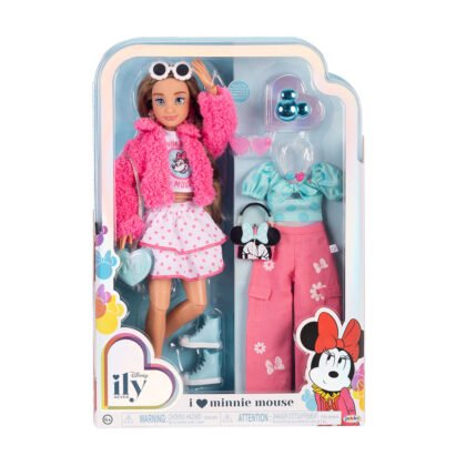 Jakks Pacific - Дисни Принцеси - Кукла с модни дрехи, вдъхновено от Мини Маус